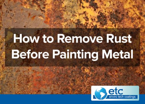 How to Remove Rust Before Painting Metal